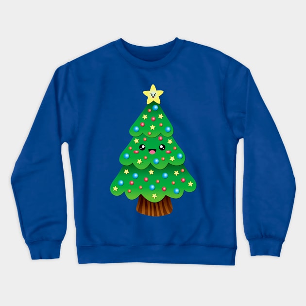 Christmas Tree Crewneck Sweatshirt by xyabut2